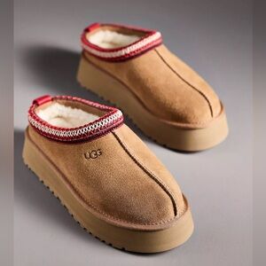 UGG Tazz II Genuine Shearling Lined Platform Slipper size 7